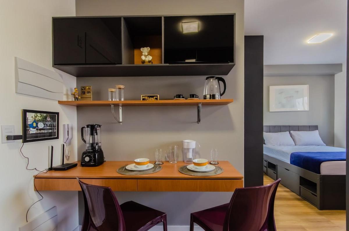 Fl212 - Flat, Lindo E Equipado Na Faria Lima Apartment *